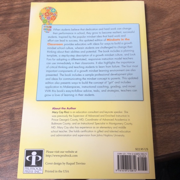 Mindsets in the classroom book - Picture 2 of 3